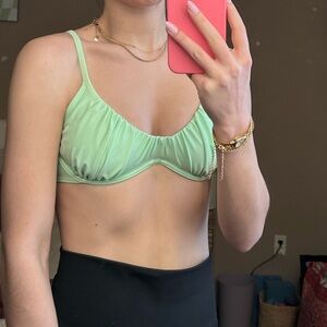 Mint Green Bikini Top